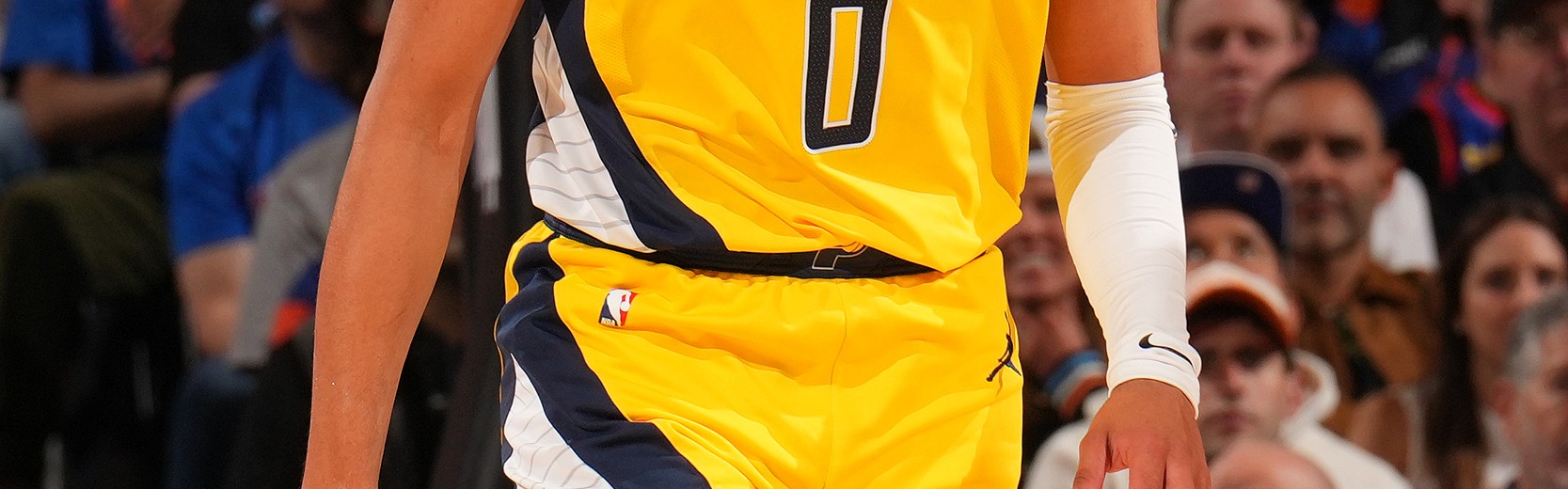 👀步行者本赛季季后赛领先进入到第四节最终6胜1负，上场被尼克斯逆转